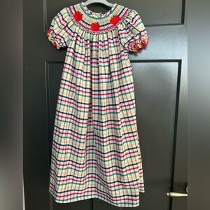 Smocked apple dress!